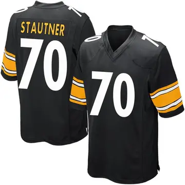 Nike Ernie Stautner Youth Game Pittsburgh Steelers Black Team Color Jersey