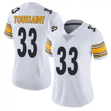 Nike Fitzgerald Toussaint Women's Limited Pittsburgh Steelers White Vapor Untouchable Jersey