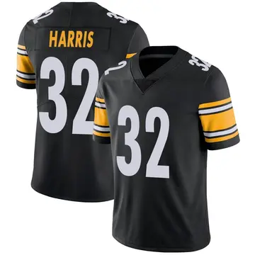 Nike Franco Harris Men's Limited Pittsburgh Steelers Black Team Color Vapor Untouchable Jersey