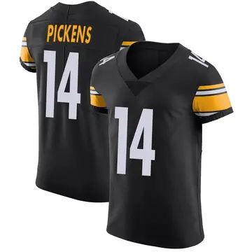 Nike George Pickens Men's Elite Pittsburgh Steelers Black Team Color Vapor Untouchable Jersey