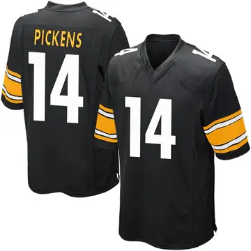 Nike George Pickens Men's Game Pittsburgh Steelers Black Team Color Jersey