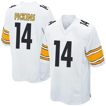 Nike George Pickens Men's Game Pittsburgh Steelers White Jersey