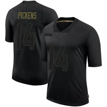 Nike George Pickens Youth Limited Pittsburgh Steelers Black 2020 Salute To Service Jersey