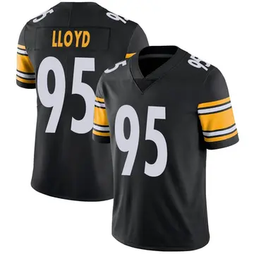 Nike Greg Lloyd Men's Limited Pittsburgh Steelers Black Team Color Vapor Untouchable Jersey