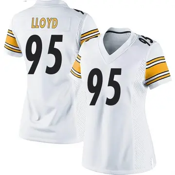 Nike Greg Lloyd Women's Game Pittsburgh Steelers White Jersey