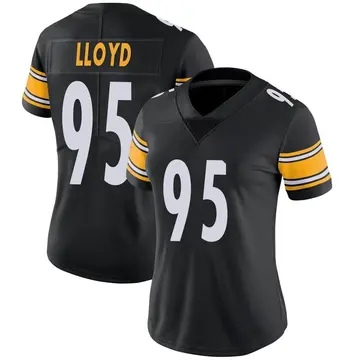 Nike Greg Lloyd Women's Limited Pittsburgh Steelers Black Team Color Vapor Untouchable Jersey