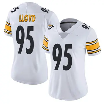 Nike Greg Lloyd Women's Limited Pittsburgh Steelers White Vapor Untouchable Jersey