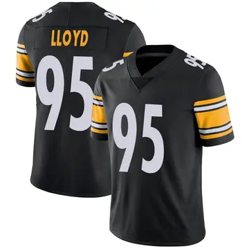 Nike Greg Lloyd Youth Limited Pittsburgh Steelers Black Team Color Vapor Untouchable Jersey