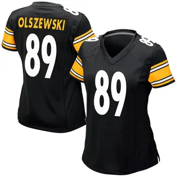 Nike Gunner Olszewski Women's Game Pittsburgh Steelers Black Team Color Jersey
