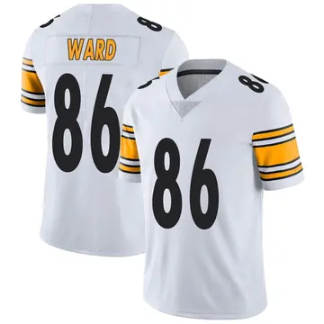 Nike Hines Ward Men's Limited Pittsburgh Steelers White Vapor Untouchable Jersey