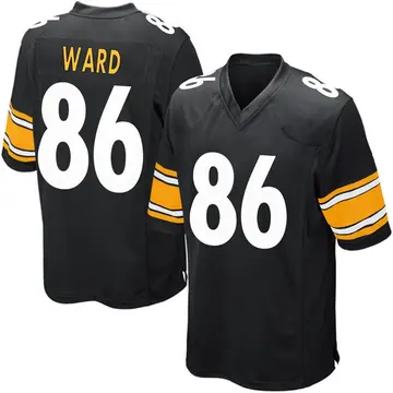 Nike Hines Ward Youth Game Pittsburgh Steelers Black Team Color Jersey