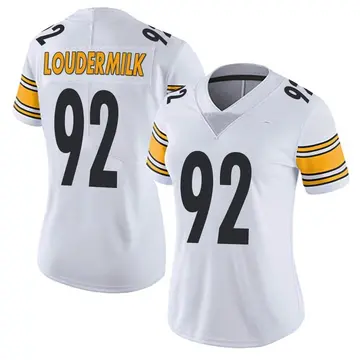 Nike Isaiahh Loudermilk Women's Limited Pittsburgh Steelers White Vapor Untouchable Jersey