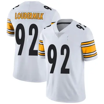 Nike Isaiahh Loudermilk Youth Limited Pittsburgh Steelers White Vapor Untouchable Jersey
