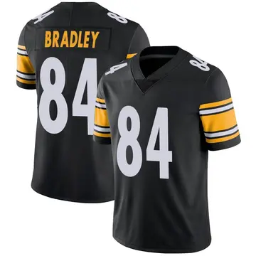 Nike Ja'Marcus Bradley Men's Limited Pittsburgh Steelers Black Team Color Vapor Untouchable Jersey
