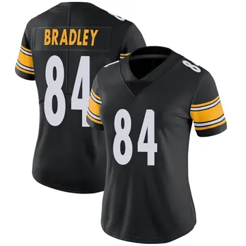 Nike Ja'Marcus Bradley Women's Limited Pittsburgh Steelers Black Team Color Vapor Untouchable Jersey