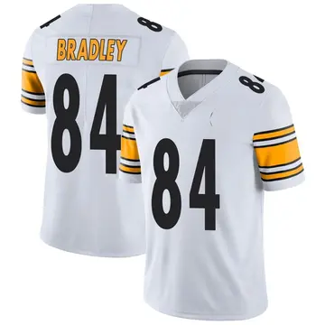 Nike Ja'Marcus Bradley Youth Limited Pittsburgh Steelers White Vapor Untouchable Jersey