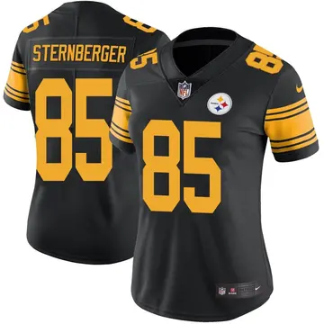 Nike Jace Sternberger Women's Limited Pittsburgh Steelers Black Color Rush Jersey