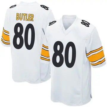 Nike Jack Butler Men's Game Pittsburgh Steelers White Jersey
