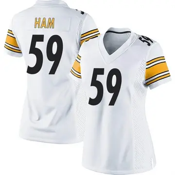 Nike Jack Ham Women's Game Pittsburgh Steelers White Jersey