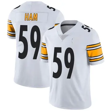 Nike Jack Ham Youth Limited Pittsburgh Steelers White Vapor Untouchable Jersey