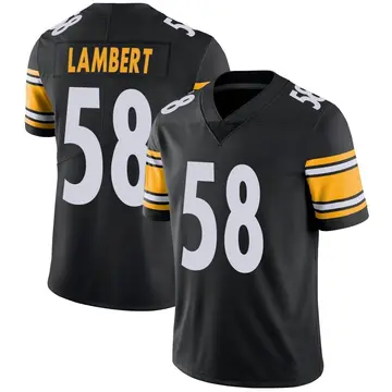Nike Jack Lambert Men's Limited Pittsburgh Steelers Black Team Color Vapor Untouchable Jersey