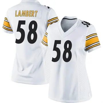 Nike Jack Lambert Women's Game Pittsburgh Steelers White Jersey