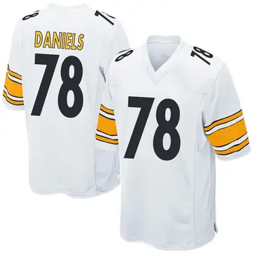 Nike James Daniels Youth Game Pittsburgh Steelers White Jersey