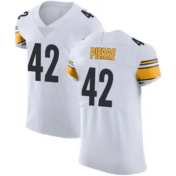 Nike James Pierre Men's Elite Pittsburgh Steelers White Vapor Untouchable Jersey