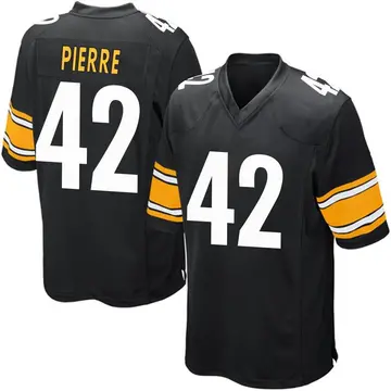 Nike James Pierre Men's Game Pittsburgh Steelers Black Team Color Jersey