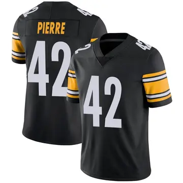 Nike James Pierre Men's Limited Pittsburgh Steelers Black Team Color Vapor Untouchable Jersey