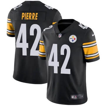 Nike James Pierre Men's Limited Pittsburgh Steelers Black Team Color Vapor Untouchable Jersey