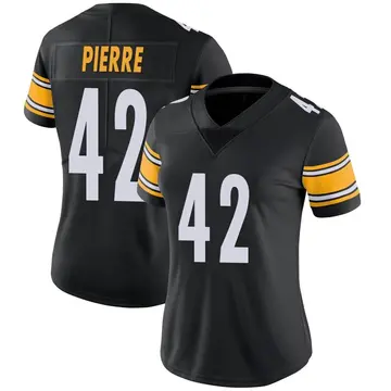 Nike James Pierre Women's Limited Pittsburgh Steelers Black Team Color Vapor Untouchable Jersey