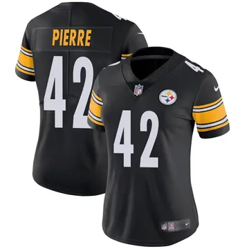 Nike James Pierre Women's Limited Pittsburgh Steelers Black Team Color Vapor Untouchable Jersey