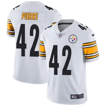 Nike James Pierre Youth Limited Pittsburgh Steelers White Vapor Untouchable Jersey