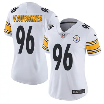 Nike James Vaughters Women's Limited Pittsburgh Steelers White Vapor Untouchable Jersey