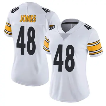 Nike Jamir Jones Women's Limited Pittsburgh Steelers White Vapor Untouchable Jersey