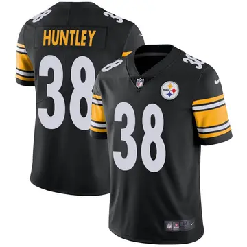 Nike Jason Huntley Men's Limited Pittsburgh Steelers Black Team Color Vapor Untouchable Jersey