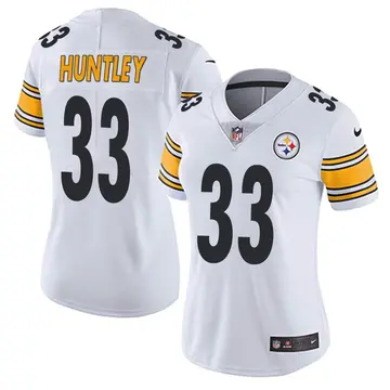 Nike Jason Huntley Women's Limited Pittsburgh Steelers White Vapor Untouchable Jersey