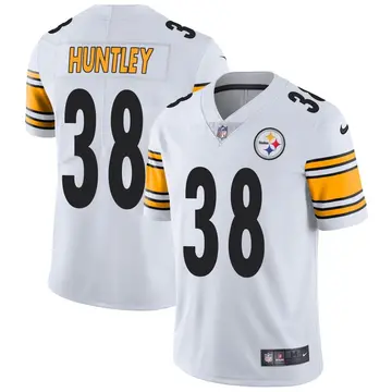 Nike Jason Huntley Youth Limited Pittsburgh Steelers White Vapor Untouchable Jersey