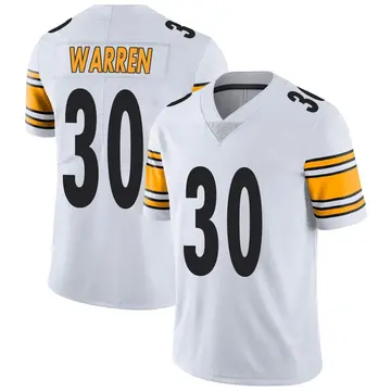 Nike Jaylen Warren Men's Limited Pittsburgh Steelers White Vapor Untouchable Jersey