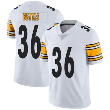 Nike Jerome Bettis Men's Limited Pittsburgh Steelers White Vapor Untouchable Jersey
