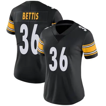 Nike Jerome Bettis Women's Limited Pittsburgh Steelers Black Team Color Vapor Untouchable Jersey