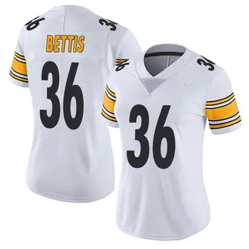 Nike Jerome Bettis Women's Limited Pittsburgh Steelers White Vapor Untouchable Jersey