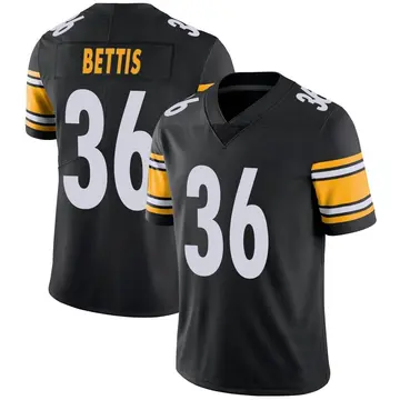 Nike Jerome Bettis Youth Limited Pittsburgh Steelers Black Team Color Vapor Untouchable Jersey
