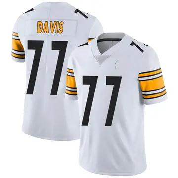 Nike Jesse Davis Youth Limited Pittsburgh Steelers White Vapor Untouchable Jersey