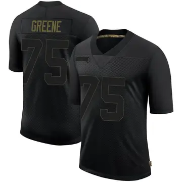Nike Joe Greene Men's Limited Pittsburgh Steelers Black 2020 Salute To Service Jersey