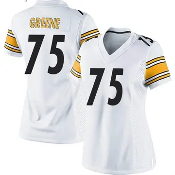 Nike Joe Greene Women's Game Pittsburgh Steelers White Jersey