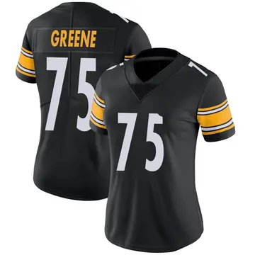 Nike Joe Greene Women's Limited Pittsburgh Steelers Black Team Color Vapor Untouchable Jersey