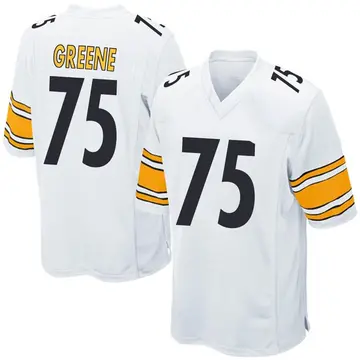 Nike Joe Greene Youth Game Pittsburgh Steelers White Jersey