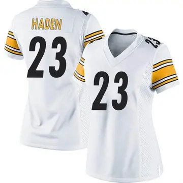 Nike Joe Haden Women's Game Pittsburgh Steelers White Jersey